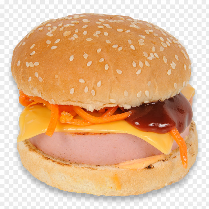 Burger And Sandwich Hamburger Cheeseburger Breakfast Fast Food Ham Cheese PNG