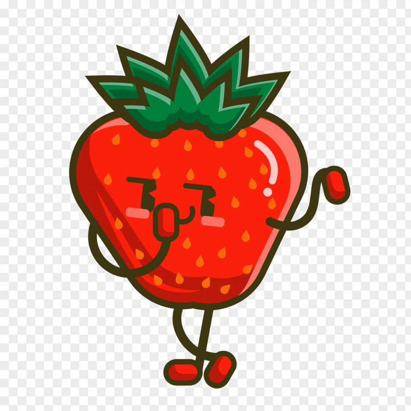 Cute Strawberry Clip Art Fruit Image Animation PNG