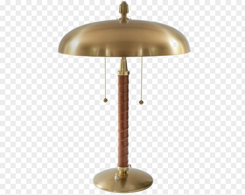 Golden Decorative Lamp Table Light Fixture Electric Lighting PNG
