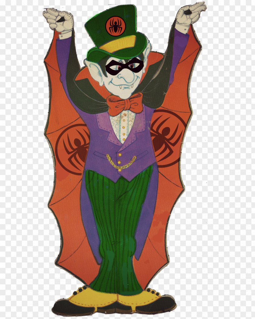 Joker Costume Design Cartoon Spider Player PNG
