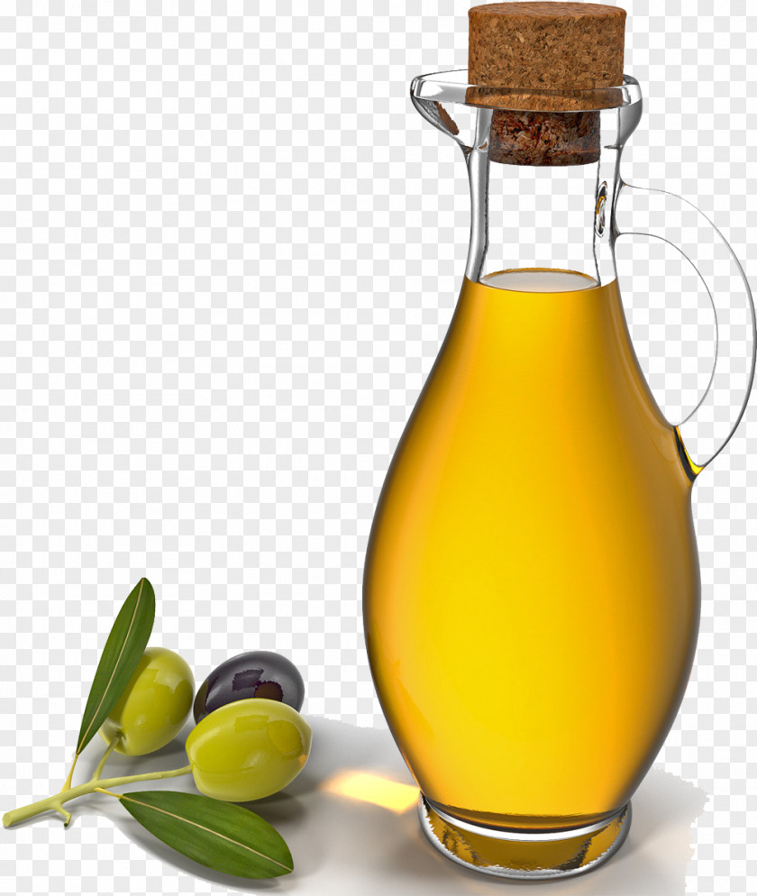 Pitcher Cartoon Olive Oil Seed Bottle PNG