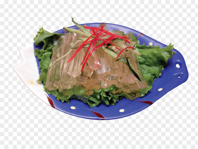 A Jelly Fish Chinese Cuisine Gelatin Dessert Leaf Vegetable Ingredient PNG