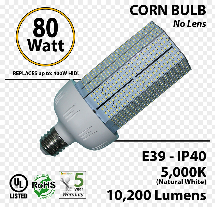 Brightly Colored Corn Incandescent Light Bulb LED Lamp Light-emitting Diode PNG