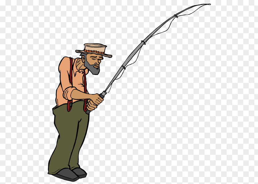 Fishing Fisherman Cartoon Clip Art PNG
