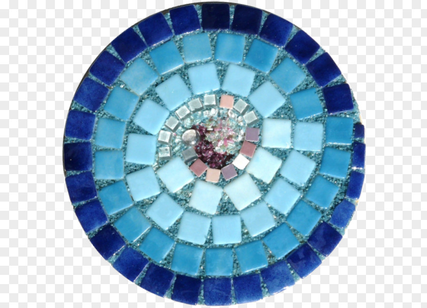 Green Mosaic Circle Turquoise PNG