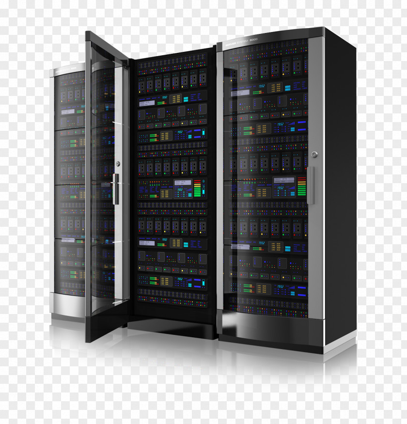 Server Picture Computer Case 19-inch Rack Network Data Center PNG