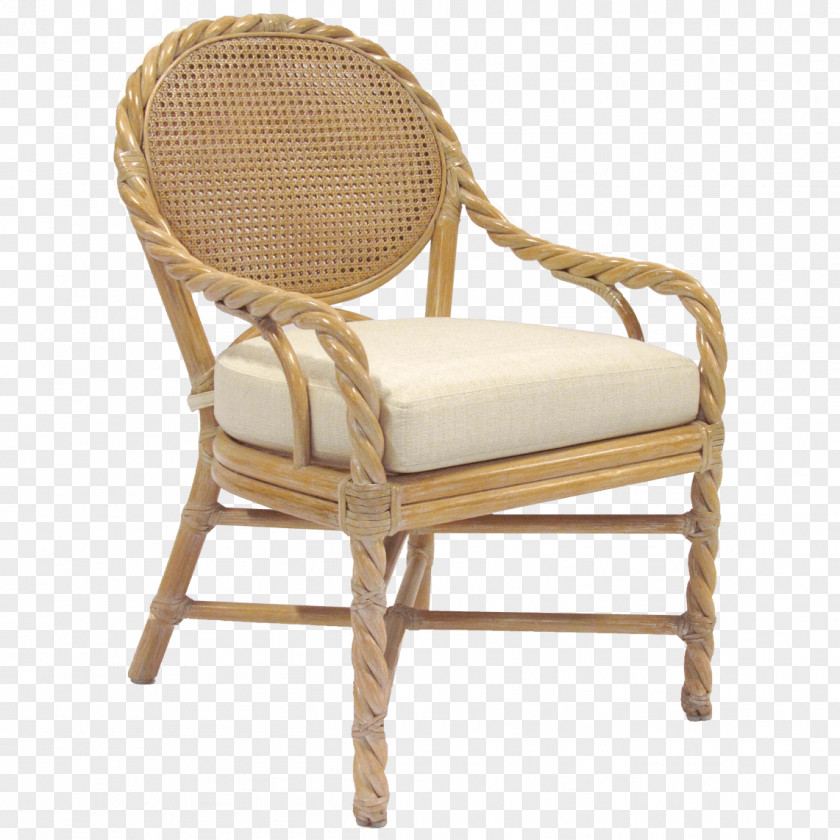 Armchair Chair Table Wicker Furniture Rattan PNG