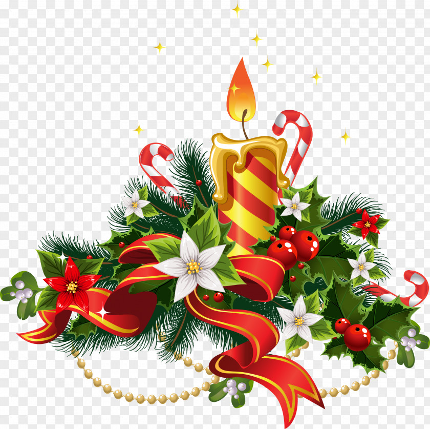 Christmas Candles Candle Clip Art PNG