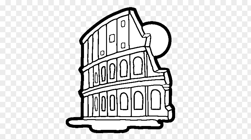 Coliseo Romano Colosseum Ancient Rome Drawing Coloring Book PNG