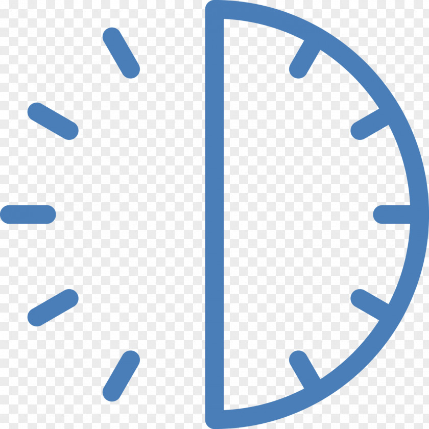 Electric Blue Stopwatch Clock Background PNG