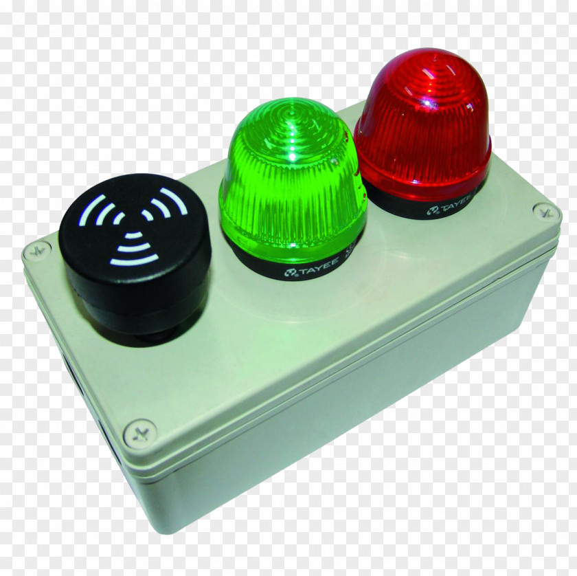 Green Light Red Alarm Device Security Lock PNG