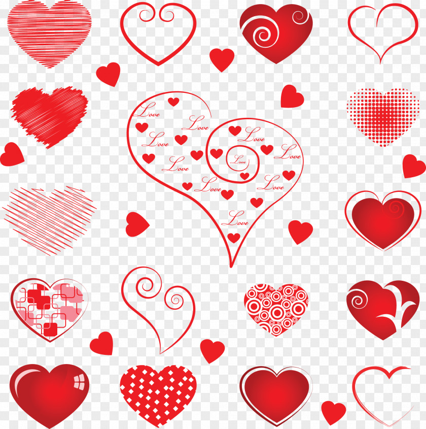 I Love You Heart Clip Art PNG