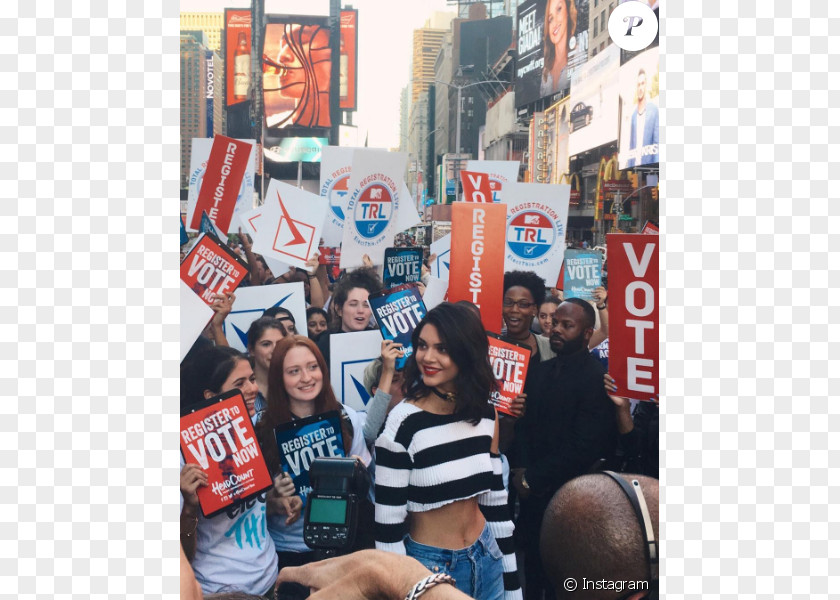 Kendall Jenner And Kylie Celebrity Rock The Vote Fashion Instagram PNG
