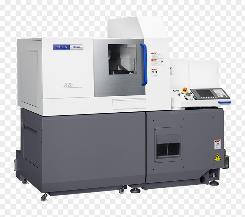 Lathe Machine Citizen Machinery Co., Ltd. Tool Machining Computer Numerical Control PNG