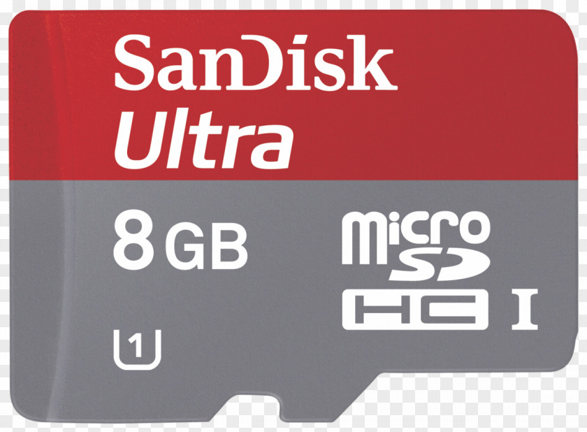 Memory Flash Cards Secure Digital MicroSD SanDisk PNG