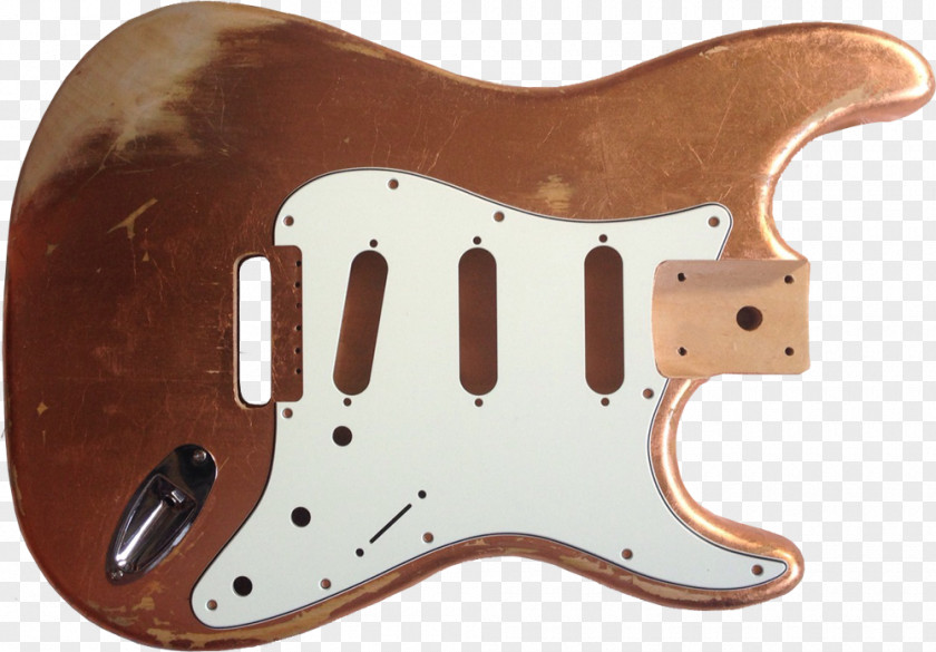 Metallic Copper Electric Guitar Fender Stratocaster Musical Instruments Corporation Pickguard PNG