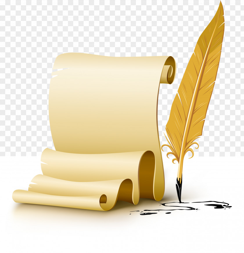 Quill Paper Article Directory Publishing PNG
