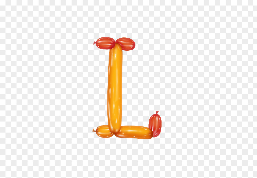 Balloon Letter L PNG