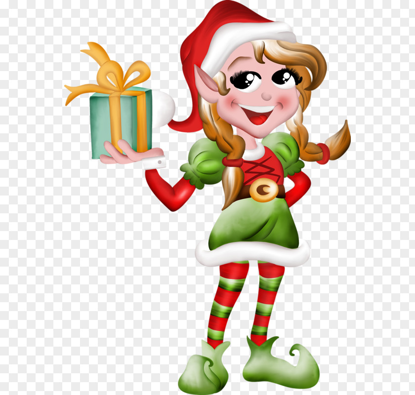 Cute Christmas Sister Santa Claus Elf Betty Boop Clip Art PNG