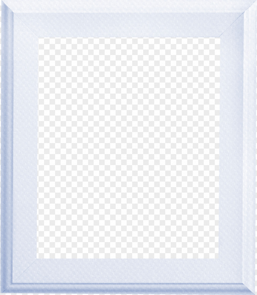 Pretty Blue Frame Area Square, Inc. Pattern PNG