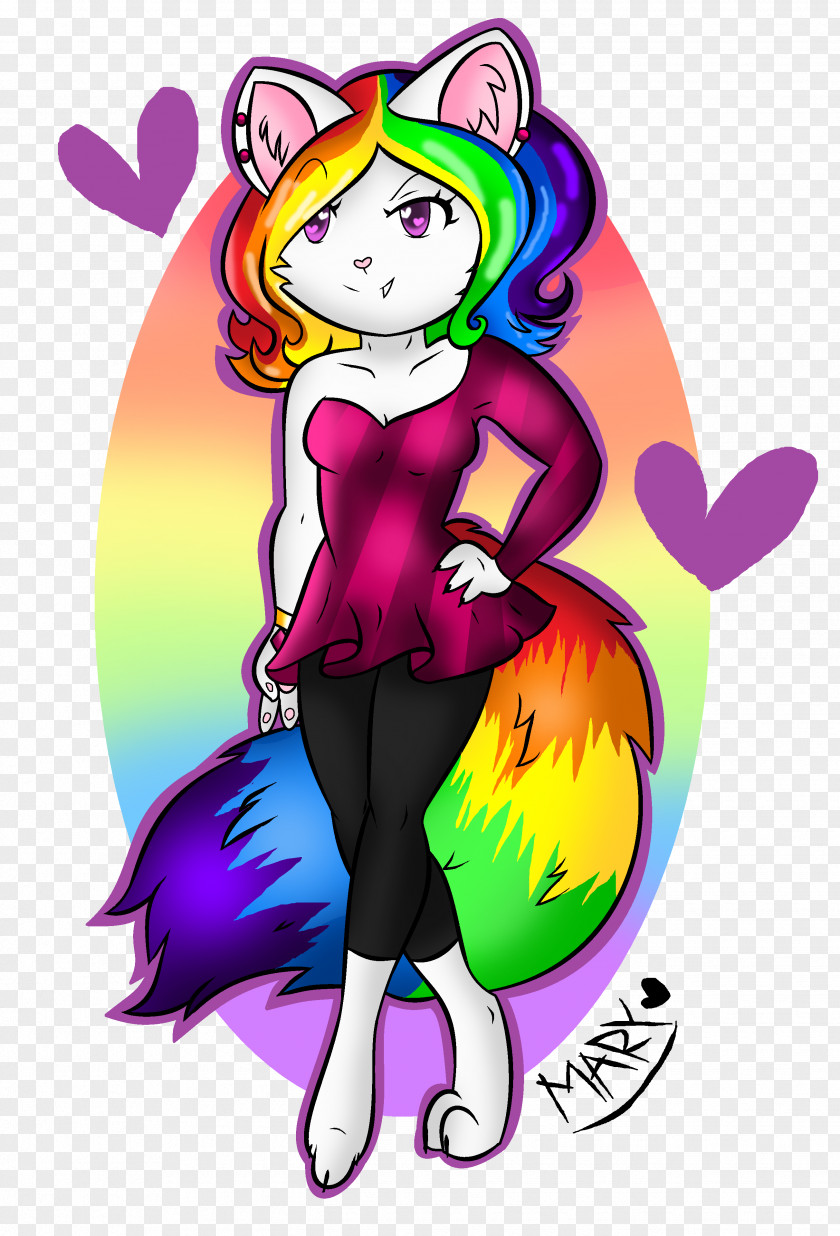 Rainbow Neon Wolf DeviantArt Pony Illustration Drawing PNG