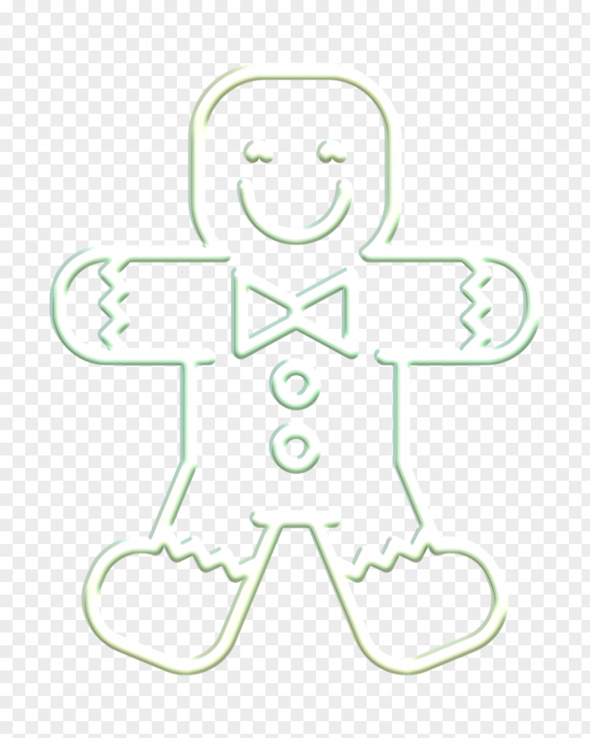 Sticker Symbol Christmas Icon Cookie Gingerbread PNG