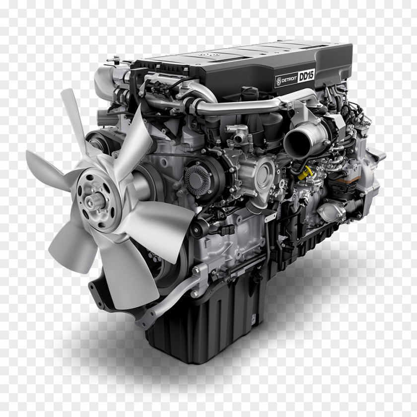 Auto Parts Freightliner Cascadia Detroit Diesel Engine Trucks PNG