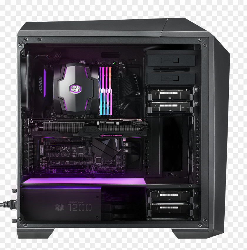 Computer Cases & Housings Cooler Master Silencio 352 ATX Computex PNG