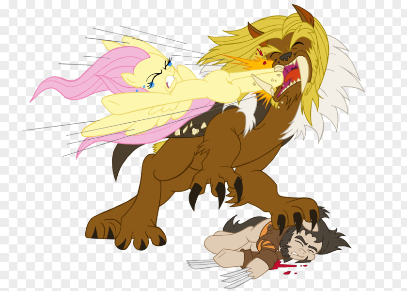 Saber-toothed Cat Lion Dragon Horse PNG