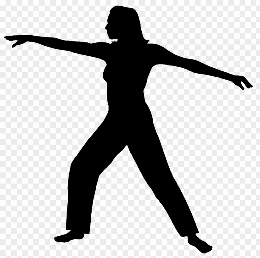 Silhouette Tai Chi Qi Clip Art PNG