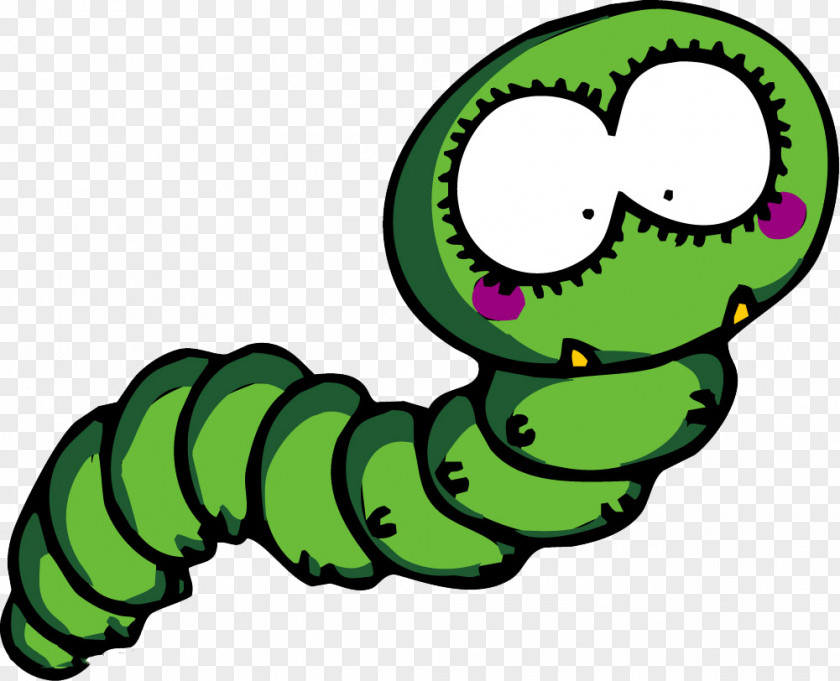 Caterpillar Cartoon Insect Illustration PNG