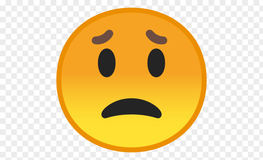 Emoji Emojipedia Face Worry Smiley PNG