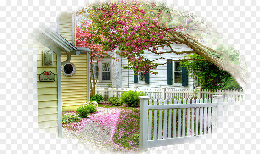 House Picket Fence Blossom Carpet PNG