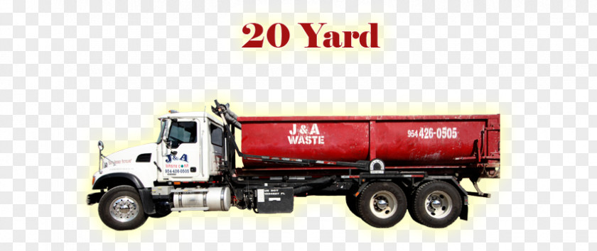 Truck J & A Waste Corporation Roll-off Dumpster Garbage PNG