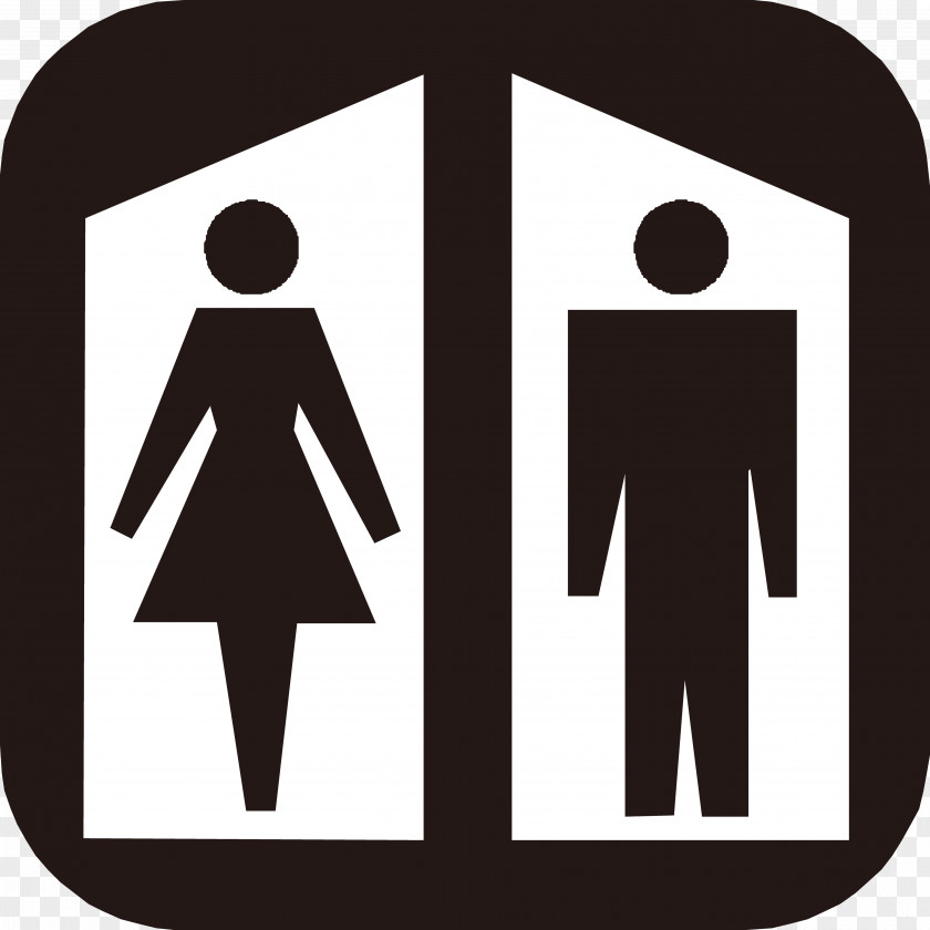 Vector Creative Office Toilet Logo Map Public Flush Sign Bathroom PNG