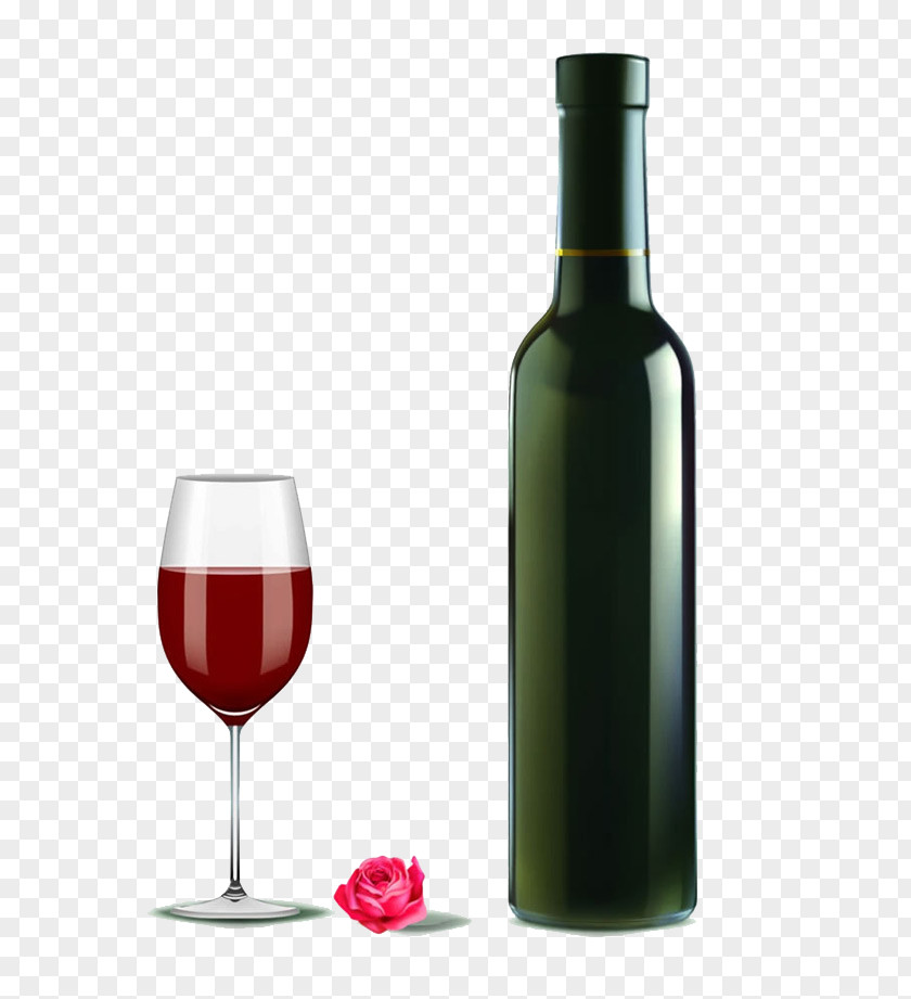 Exquisite Wine Glasses Red Bottle Alcoholic Drink PNG