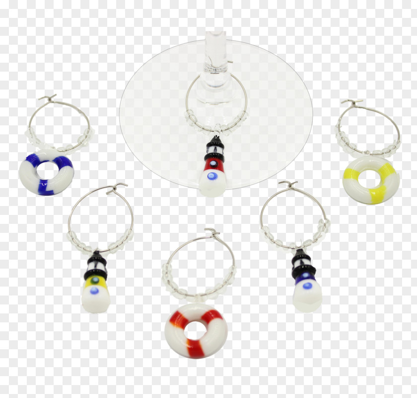 Lighthouse Christmas Wine Glass Jewellery Plastic Product Key Chains PNG