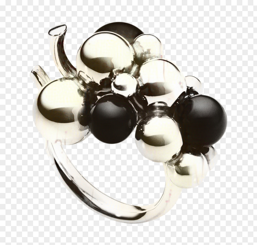 Onyx Body Jewelry Metal Background PNG