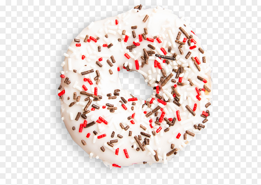 Sprinkles Donuts Cream Stuffing Food PNG