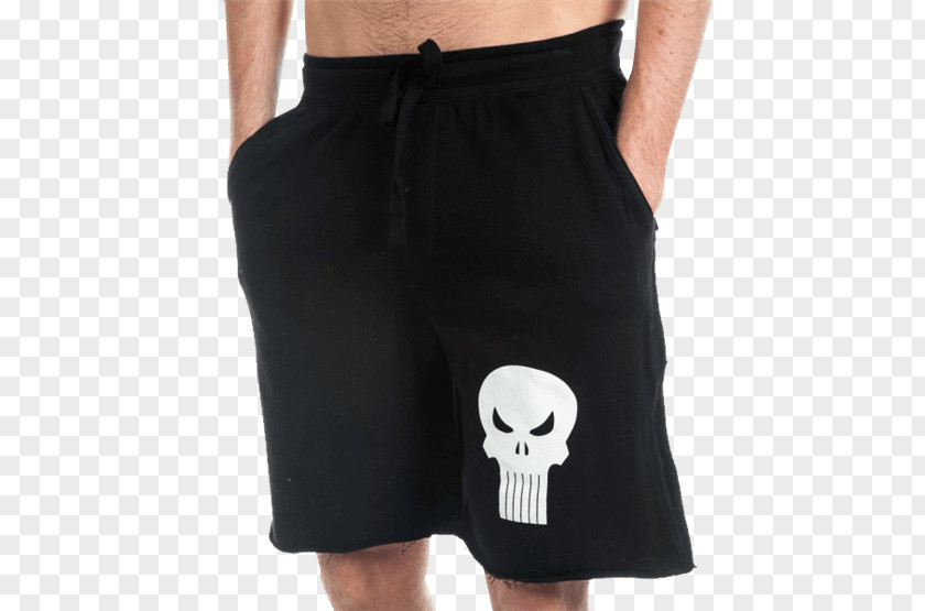 T-shirt Trunks Punisher Waist Shorts PNG