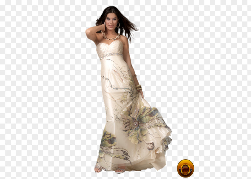 Dress Gown Cocktail Fashion Model PNG