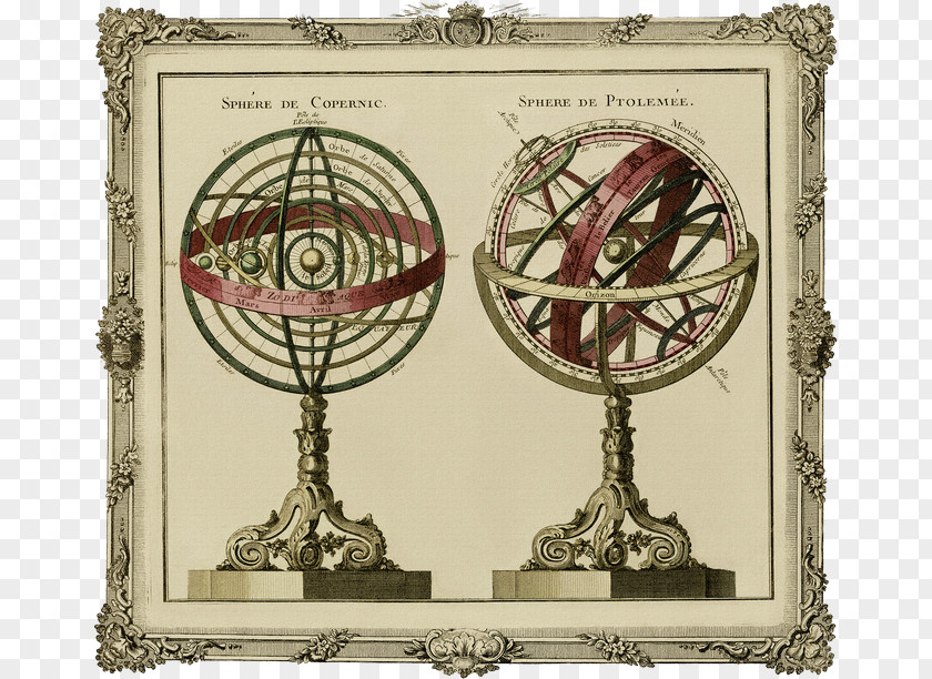 Globe Armillary Sphere Geocentric Model Copernican Heliocentrism PNG