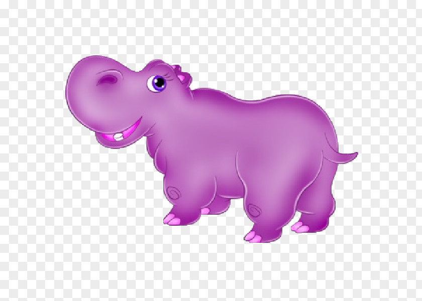 Hippo Hippopotamus Cartoon Clip Art PNG