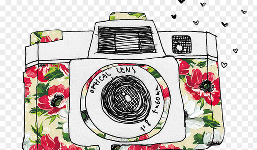 Polaroid Film Camera Drawing Illustration Clip Art Photography PNG