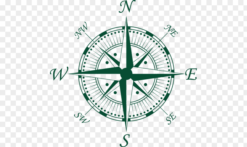 Compass Rose North Cardinal Direction East PNG