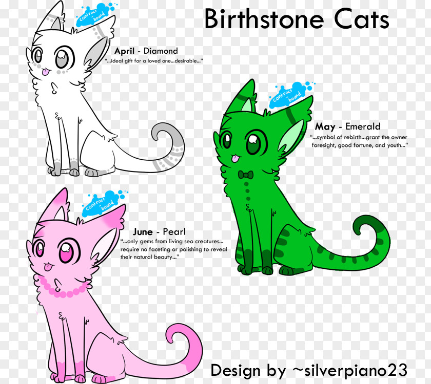 Kitten Whiskers Birthstone Jewellery Alexandrite PNG