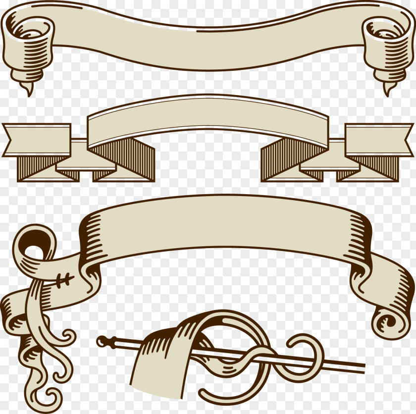 Ribbon Paper Drawing PNG