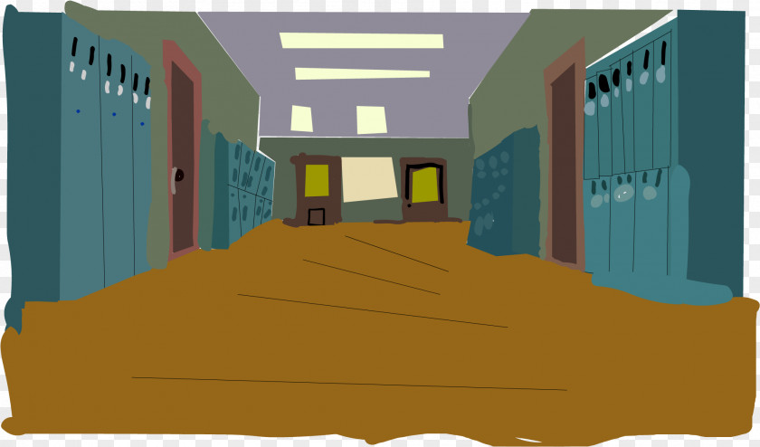 School Cartoon Hall PNG