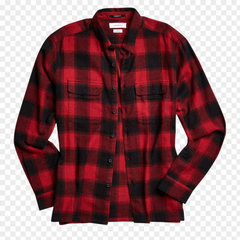 T-shirt Sleeve Tartan Flannel Designer PNG
