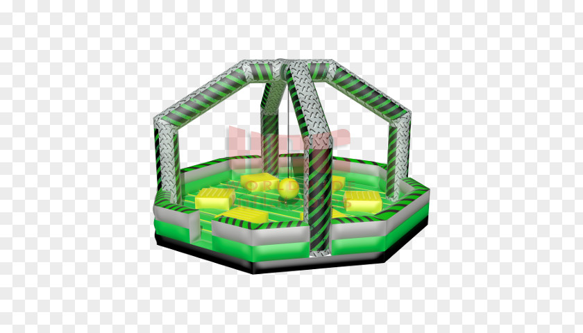 Wrecking Ball Game Player Inflatable Obstacle Course PNG